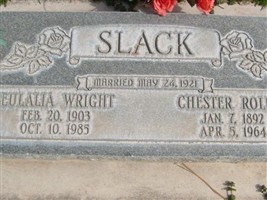 Eulalia Wright Slack