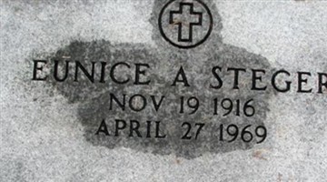 Eunice A Steger Eunice A Steger