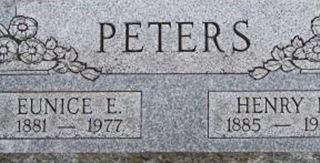 Eunice E Peters