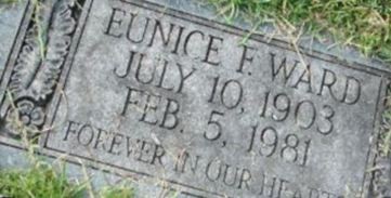 Eunice F. Ward Eunice F. Ward