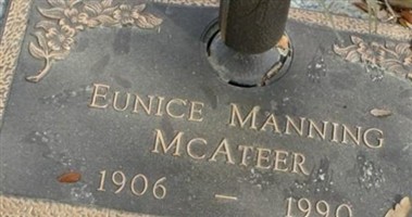 Eunice Manning McAteer Eunice Manning McAteer