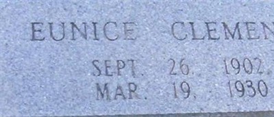 Eunice Montgomery Clements