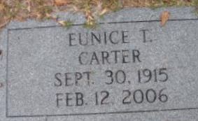 Eunice T Carter Eunice T Carter