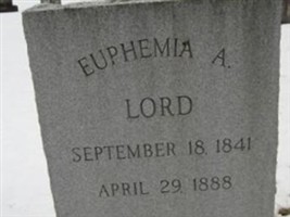 Euphemia A Lord