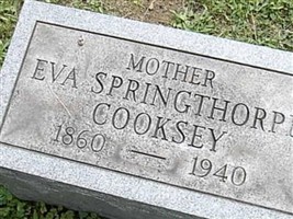 Eva A Springthorpe Cooksey Eva A Springthorpe Cooksey