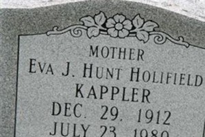 Eva J. Hunt Holifield Kappler Eva J. Hunt Holifield Kappler