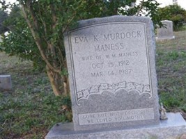 Eva Kate Murdock Maness