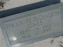 Eva Louise Duckworth Jones Eva Louise Duckworth Jones