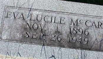 Eva Lucile McCart Eva Lucile McCart