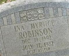 Eva Myrtice Robinson