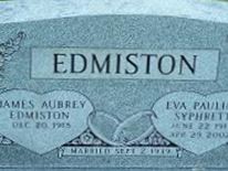 Eva Pauline Syphrett Edmiston