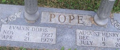 Evalyn Doris Pope Evalyn Doris Pope