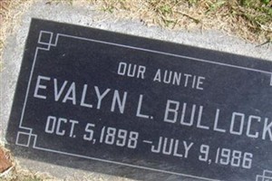 Evalyn L. Bullock Evalyn L. Bullock