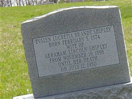 Evalyn Lucretia Brandt Shipley Evalyn Lucretia Brandt Shipley