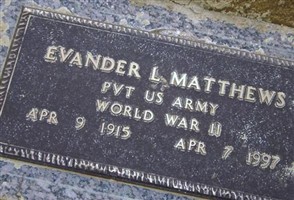 Evander L. Matthews Evander L. Matthews