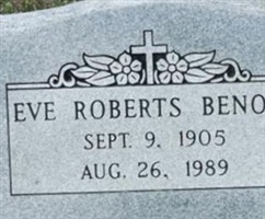 Eve Roberts Benoit Eve Roberts Benoit