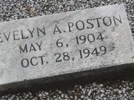 Evelyn A Poston