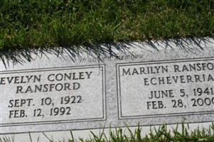Evelyn Conley Ransford Evelyn Conley Ransford