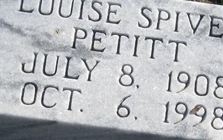 Evelyn Louise Spivey Petitt