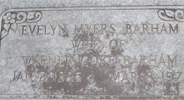 Evelyn Myers Barham