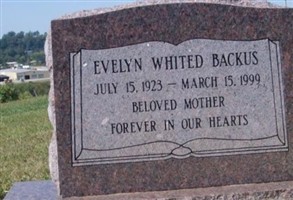 Evelyn Whited Backus Evelyn Whited Backus