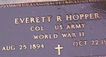 Everett R Hopper Everett R Hopper