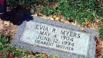 Evia Rebecca Spence Myers