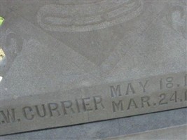 E. W. Currier E. W. Currier