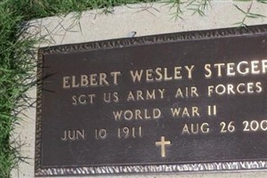 E. W." Wes" Steger, Jr E. W." Wes" Steger, Jr