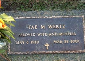 Fae M. Wertz Fae M. Wertz