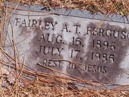 Fairley A T Ferguson Fairley A T Ferguson