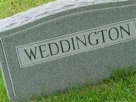 (family marker only) Weddington