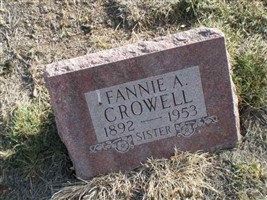 Fannie A Crowell