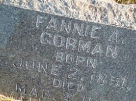 Fannie A Gorman Fannie A Gorman