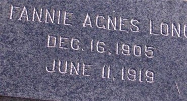 Fannie Agnes Long Fannie Agnes Long