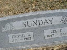 Fannie B. Sunday