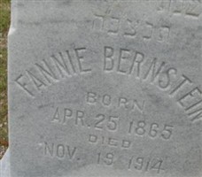 Fannie Bernstein Fannie Bernstein