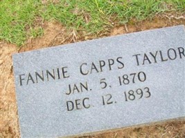 Fannie Capps Taylor Fannie Capps Taylor