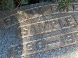 Fannie Cole Sample Fannie Cole Sample