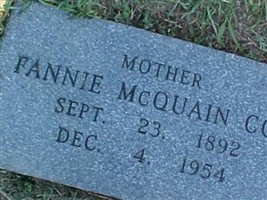 Fannie Dulcie McQuain Cox