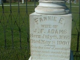 Fannie E. Adams Fannie E. Adams