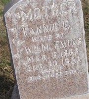 Fannie E. Marsh Evins Fannie E. Marsh Evins