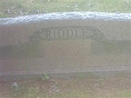 Fannie Elizabeth Raulston Riddle Fannie Elizabeth Raulston Riddle