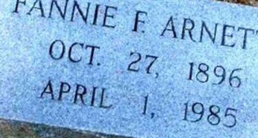 Fannie F. Arnette Fannie F. Arnette