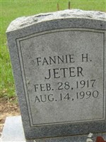 Fannie H. Jeter