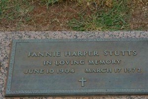 Fannie Harper Stutts Fannie Harper Stutts