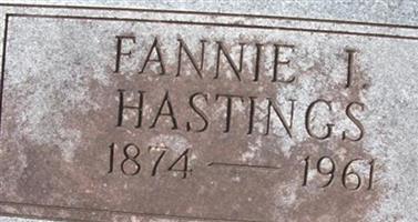 Fannie I. Burton Hastings