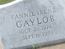 Fannie Irene Gaylor