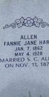 Fannie Jane Hart Allen
