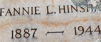 Fannie L. Hinshaw